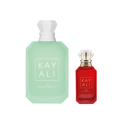 Kit Kayali Yum Pistachio Gelato 33  e Eden Juicy Apple  01 Eau de Parfum